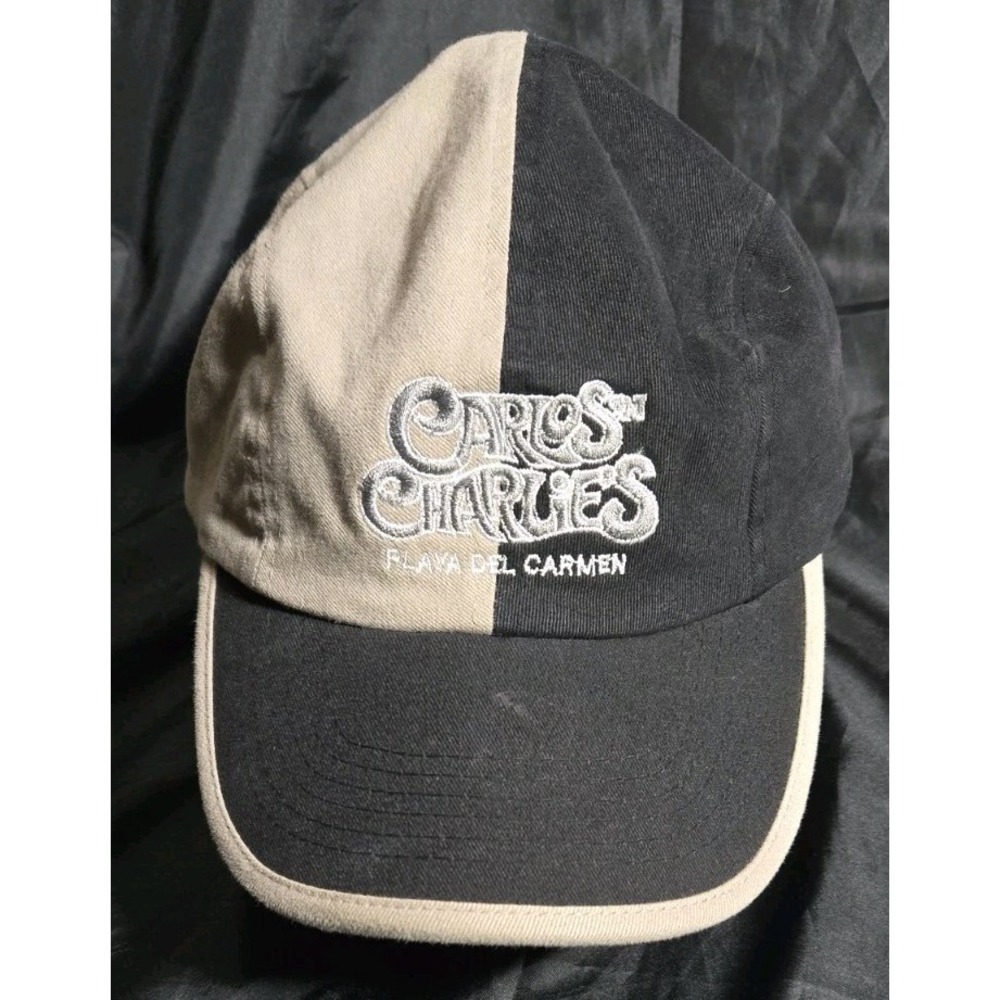 Carlos N Charlie's PLAYA DEL CARMEN Mexico Hat Strapback Vacation Resort‎ Beach